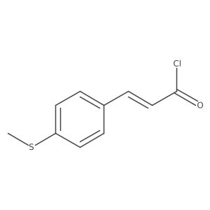 3-[4-(Methylthio)phenyl]-2-propenoyl chloride结构式