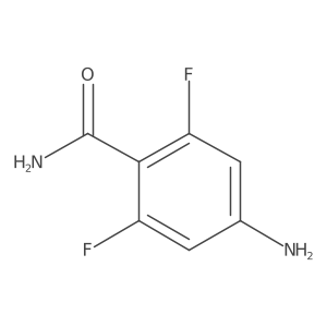 4-Amino-2,6-difluorobenzamide结构式