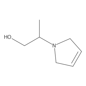 (2R)-2-(2,5-dihydro-1H-pyrrol-1-yl)propan-1-ol结构式
