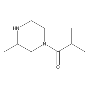 2-methyl-1-[(3S)-3-methylpiperazin-1-yl]propan-1-one Structure