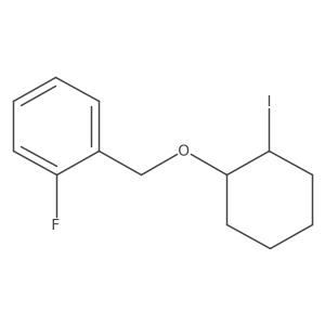 1-Fluoro-2-{[(2-iodocyclohexyl)oxy]methyl}benzene结构式