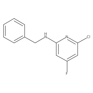 N-benzyl-6-chloro-4-fluoropyridin-2-amine Structure