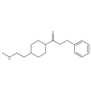 Benzyl 4-[2-(methylamino)ethyl]piperazine-1-carboxylate结构式