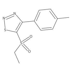 5-(Ethylsulfonyl)-4-(p-tolyl)-1,2,3-thiadiazole Structure