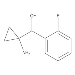 (1-Aminocyclopropyl)(2-fluorophenyl)methanol Structure