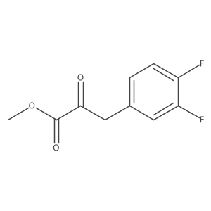 Methyl 3-(3,4-difluorophenyl)-2-oxopropanoate结构式