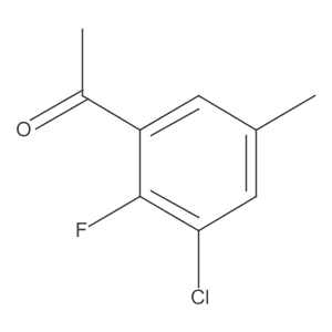 3'-Chloro-2'-fluoro-5'-methylacetophenone Structure
