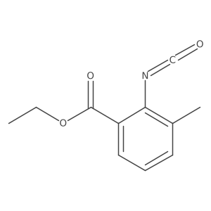 2-Isocyanato-3-methylbenzoic acid ethyl ester结构式