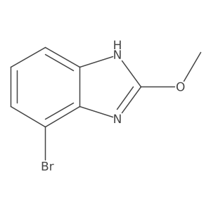 4-bromo-2-methoxy-1H-benzo[d]imidazole结构式