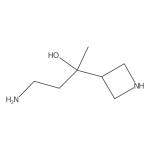 4-Amino-2-(azetidin-3-yl)butan-2-ol Structure