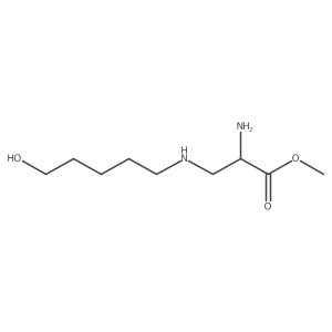 Methyl 2-amino-3-[(5-hydroxypentyl)amino]propanoate Structure