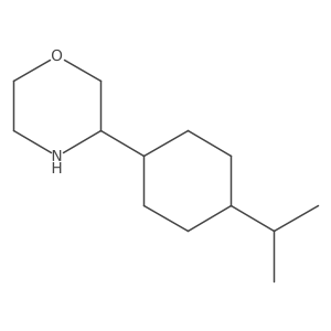 3-[4-(Propan-2-yl)cyclohexyl]morpholine Structure