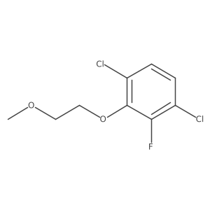 1,4-Dichloro-2-fluoro-3-(2-methoxyethoxy)benzene Structure