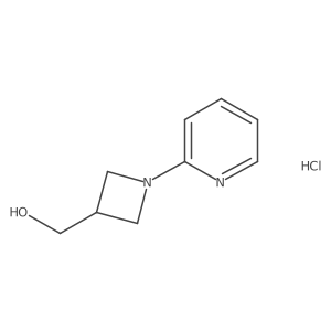 [1-(Pyridin-2-yl)azetidin-3-yl]methanol hydrochloride Structure
