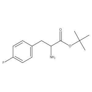 4-Fluoro-DL-phenylalanine tert-butyl ester结构式