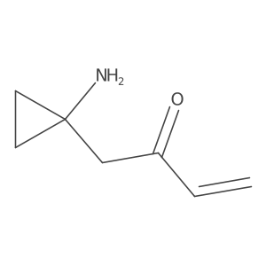 1-(1-Aminocyclopropyl)but-3-en-2-one结构式