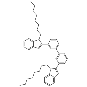1H-Benzimidazole, 2,2a(2)-[2,2a(2)-bipyridine]-6,6a(2)-diylbis[1-octyl- Structure