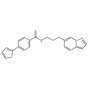 N-(3-([1,2,4]triazolo[1,5-a]pyrimidin-6-yl)propyl)-4-(thiophen-2-yl)benzamide结构式