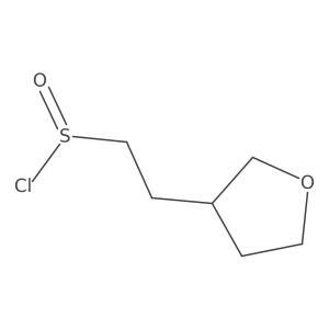 2-(Oxolan-3-yl)ethane-1-sulfinyl chloride结构式
