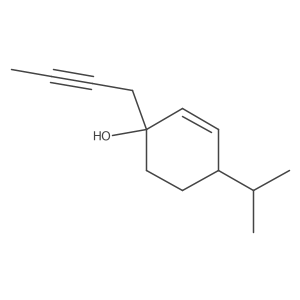 1-(But-2-yn-1-yl)-4-(propan-2-yl)cyclohex-2-en-1-ol Structure