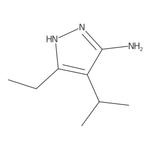 3-ethyl-4-(propan-2-yl)-1H-pyrazol-5-amine Structure