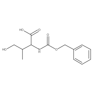 2-{[(Benzyloxy)carbonyl]amino}-4-hydroxy-3-methylbutanoic acid Structure