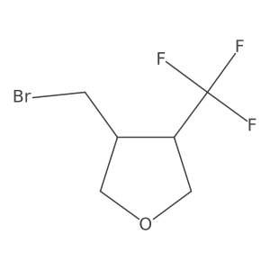 3-(Bromomethyl)-4-(trifluoromethyl)oxolane Structure