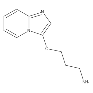 3-{Imidazo[1,2-a]pyridin-3-yloxy}propan-1-amine Structure