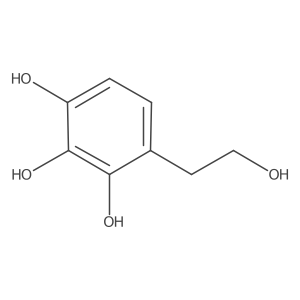 4-(2-Hydroxyethyl)benzene-1,2,3-triol结构式