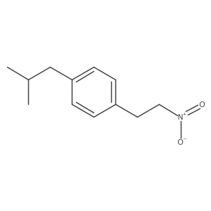 1-(2-Methylpropyl)-4-(2-nitroethyl)benzene Structure