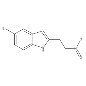 5-Bromo-2-(2-nitroethyl)-1h-indole Structure