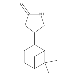 4-{6,6-Dimethylbicyclo[3.1.1]heptan-2-yl}pyrrolidin-2-one结构式