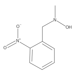 N-methyl-N-[(2-nitrophenyl)methyl]hydroxylamine Structure
