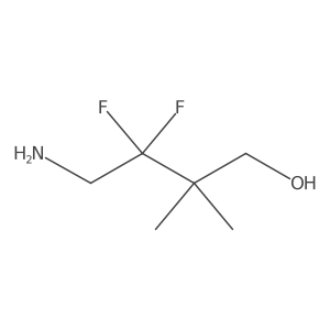 4-Amino-3,3-difluoro-2,2-dimethylbutan-1-ol Structure