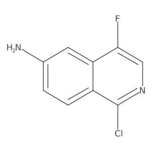 1-Chloro-4-fluoro-isoquinolin-6-amine Structure