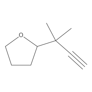 2-(2-Methylbut-3-yn-2-yl)oxolane Structure