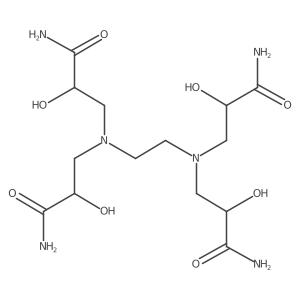 Propanamide, 3,3a(2),3a(2)a(2),3a(2)a(2)a(2)-(1,2-ethanediyldinitrilo)tetrakis[2-hydroxy-结构式
