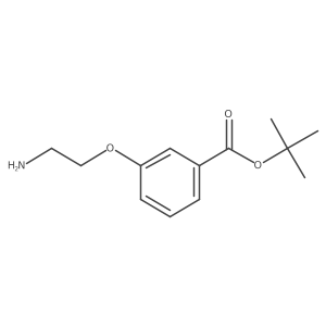 Tert-butyl 3-(2-aminoethoxy)benzoate结构式