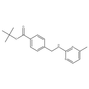Tert-butyl 4-{[(4-methylpyrimidin-2-yl)amino]methyl}benzoate Structure
