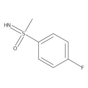 (S)-(4-fluorophenyl)(imino)methyl-lambda6-sulfanone结构式