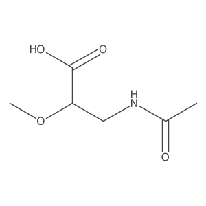 (2S)-3-acetamido-2-methoxypropanoic acid Structure