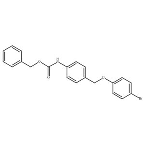 benzyl N-{4-[(4-bromophenoxy)methyl]phenyl}carbamate Structure