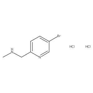[(5-Bromopyridin-2-yl)methyl](methyl)amine dihydrochloride Structure