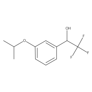 3-(1-Methylethoxy)-I+/--(trifluoromethyl)benzenemethanol Structure