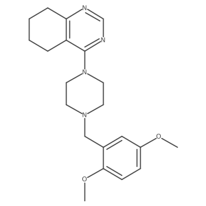 4-{4-[(2,5-Dimethoxyphenyl)methyl]piperazin-1-yl}-5,6,7,8-tetrahydroquinazoline结构式