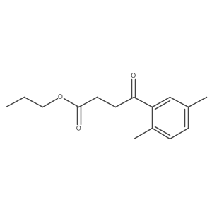 Propyl 2,5-dimethyl-I(3)-oxobenzenebutanoate结构式