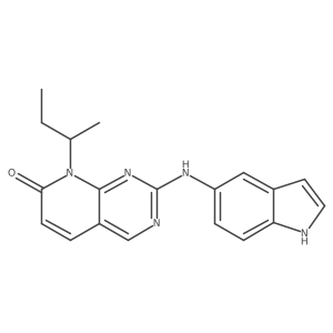 2-((1H-indol-5-yl)amino)-8-(sec-butyl)pyrido[2,3-d]pyrimidin-7(8h)-one Structure