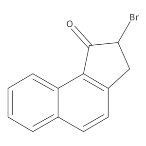 2-Bromo-2,3-dihydro-1H-benz[e]inden-1-one结构式