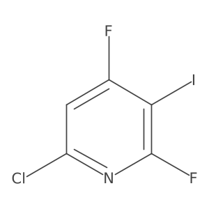 6-Chloro-2,4-difluoro-3-iodopyridine Structure
