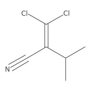 2-(Dichloromethylene)-3-methylbutanenitrile结构式